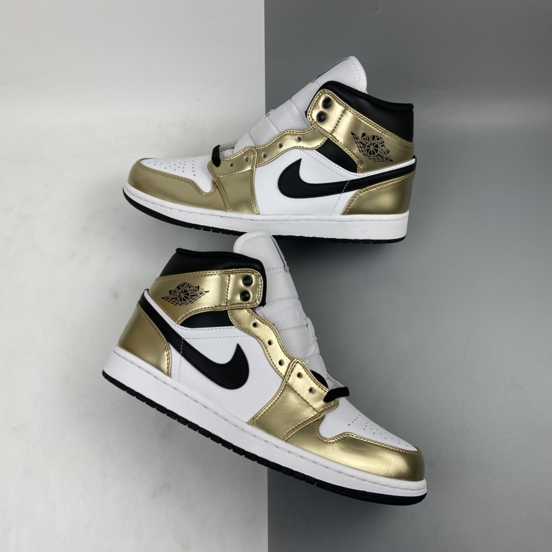 280 Air Jordan 1 Mid AJ1 乔1 中帮百搭休闲运动板鞋 DC1419-700