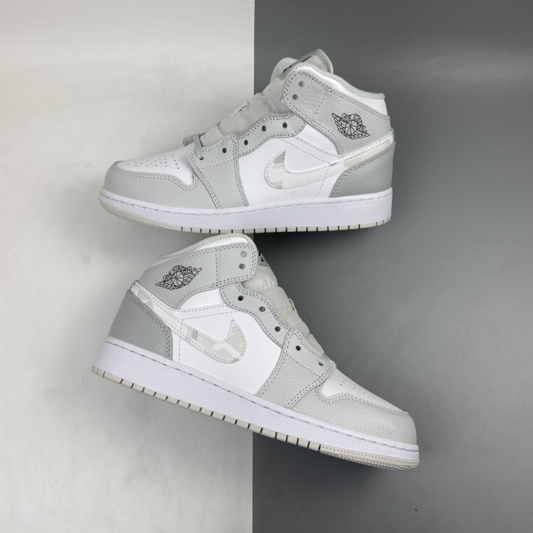 280 Air Jordan 1 Mid AJ1 乔1 中帮百搭休闲运动板鞋 DD3235-100