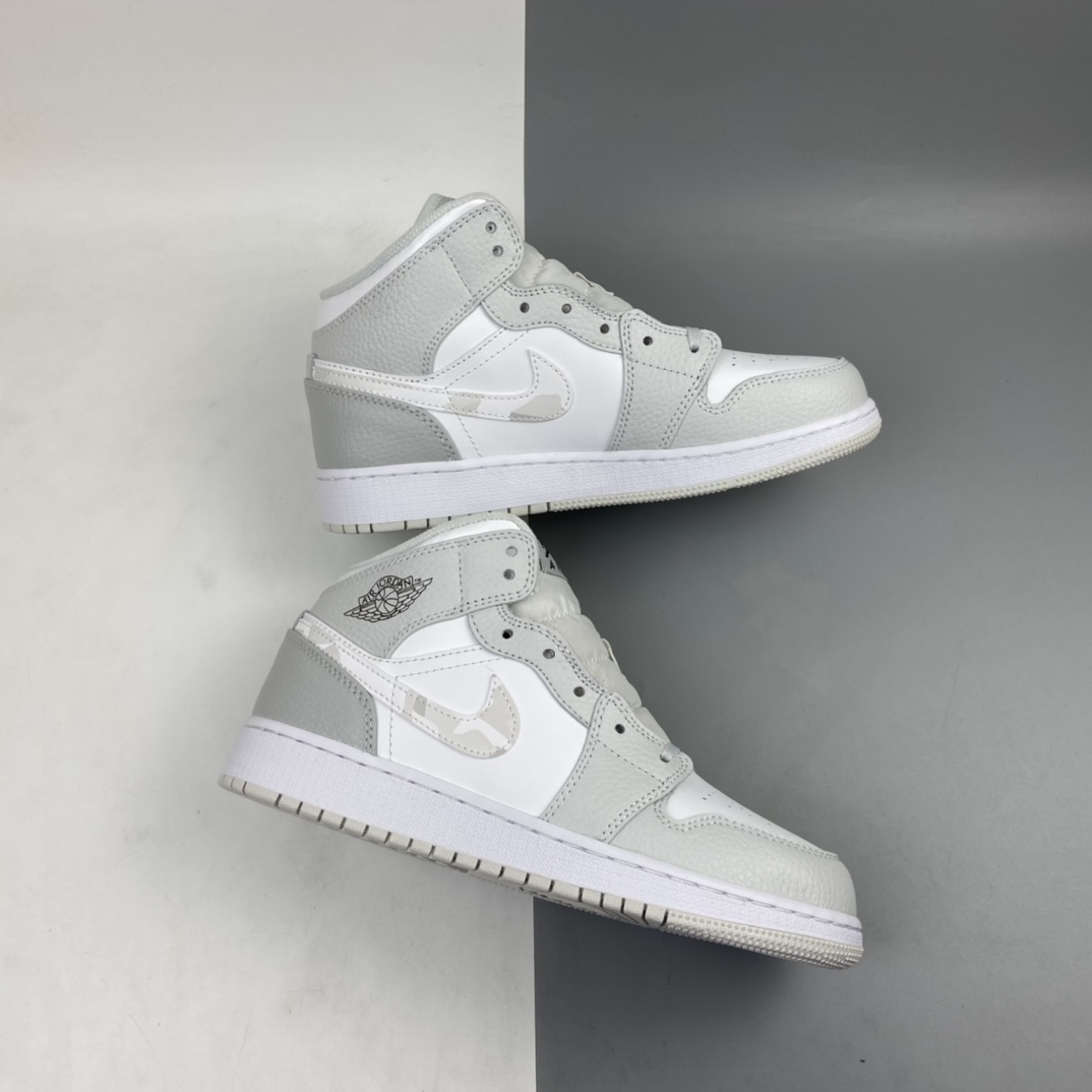 280 Air Jordan 1 Mid AJ1 乔1 中帮百搭休闲运动板鞋 DD3235-100