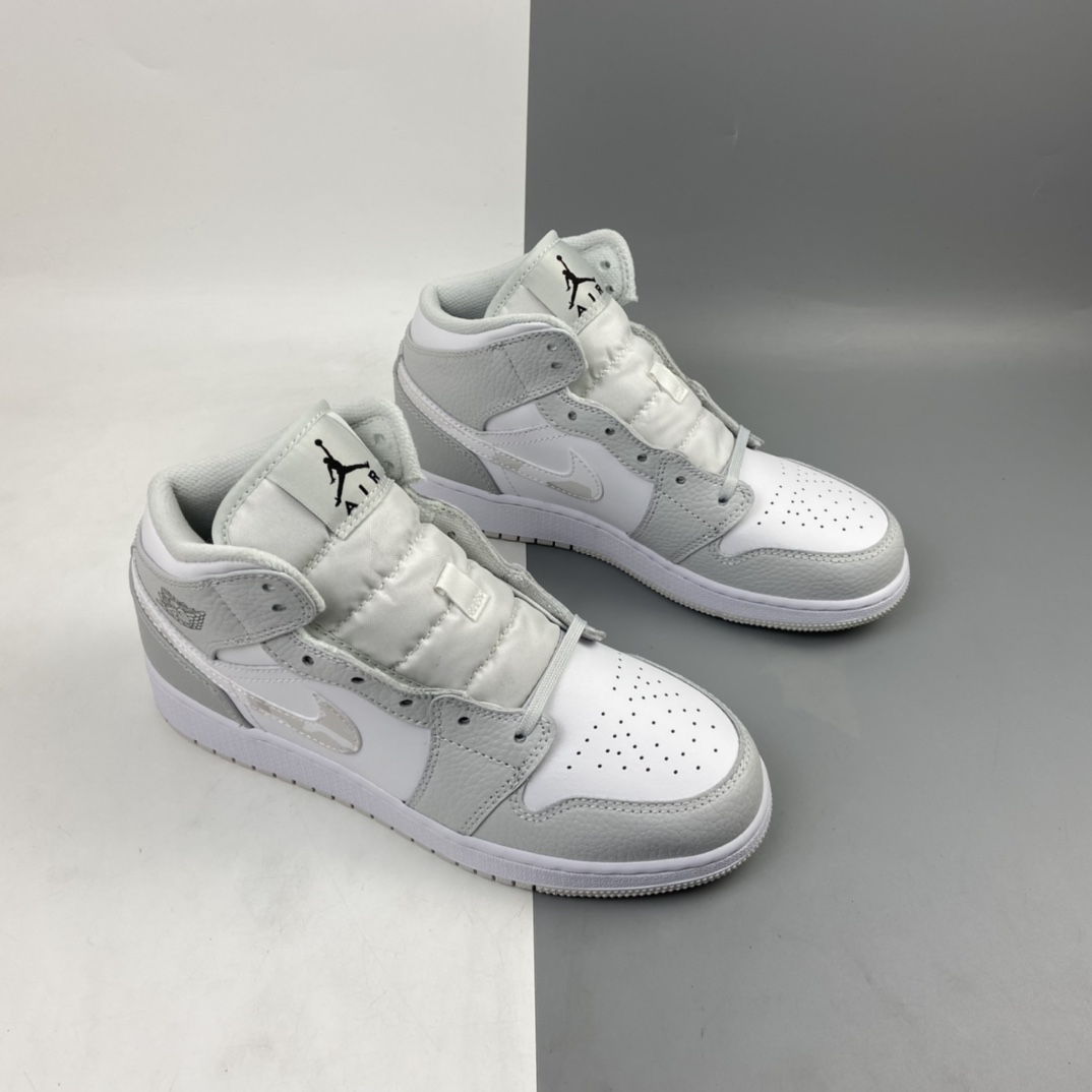 280 Air Jordan 1 Mid AJ1 乔1 中帮百搭休闲运动板鞋 DD3235-100