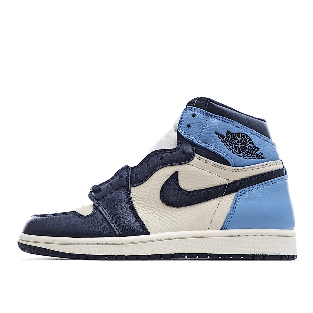 I0 Air Jordan 1 Retro “Obsidian”北卡蓝 / 黑曜石