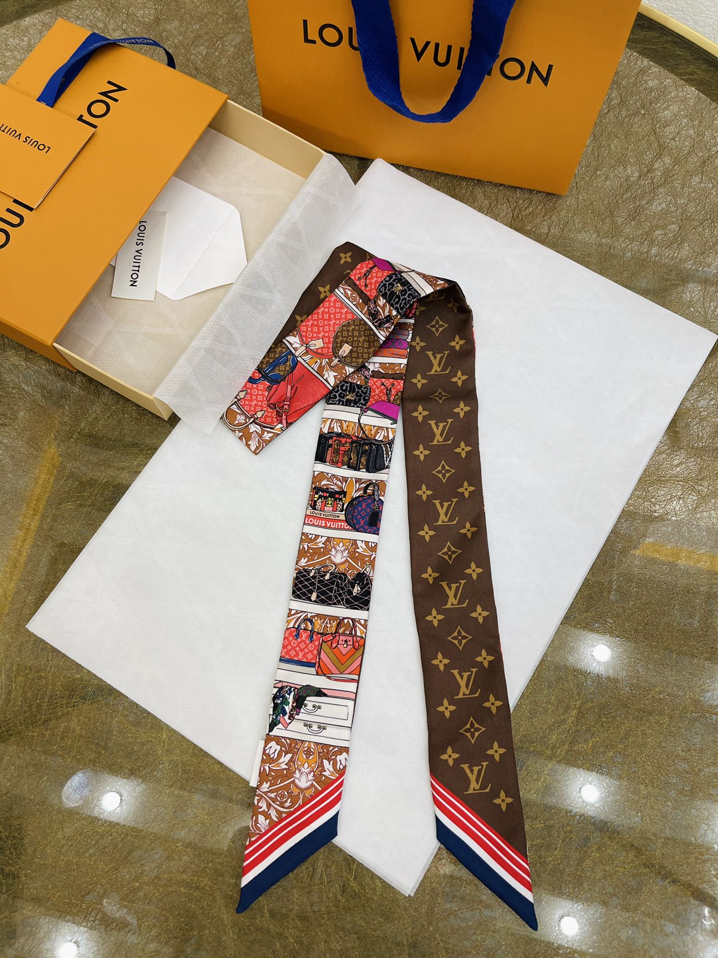 LV路易威登100%真丝Privé BB 束发带M76111