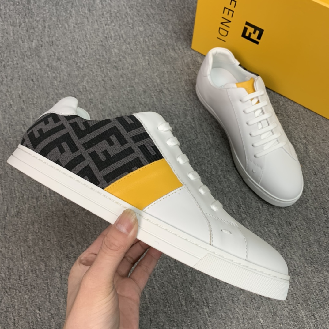 Fendi Style Leather Men's Shoes style reference detail image 4 from source 781813