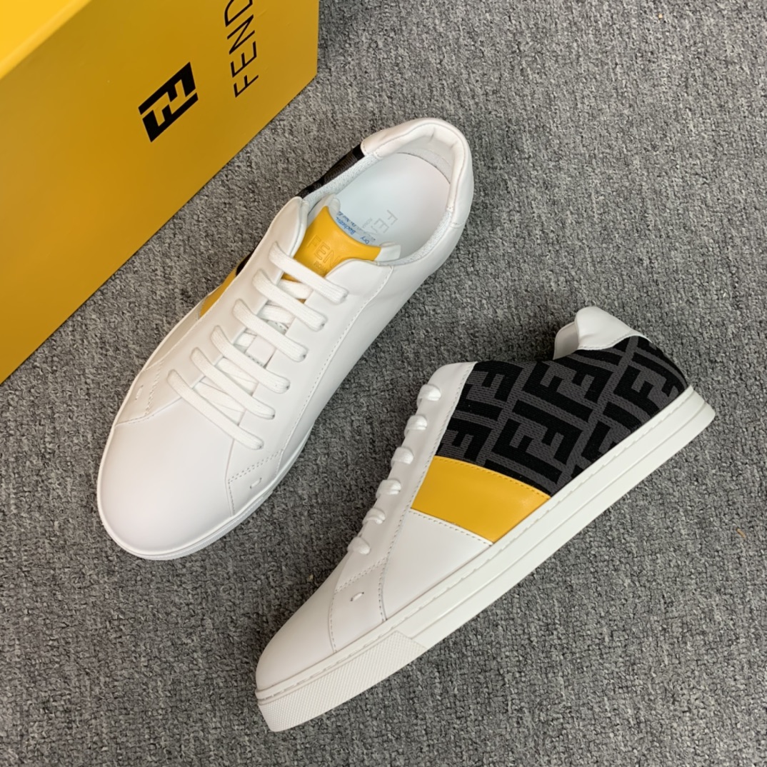Fendi Style Leather Men's Shoes style reference detail image 6 from source 781813