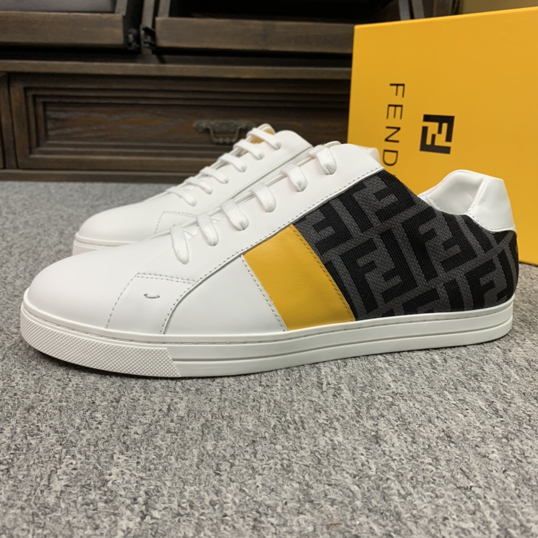 Fendi Style Leather Men's Shoes style reference detail image 5 from source 781813