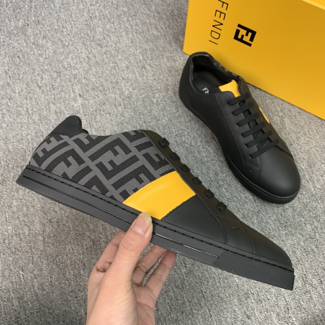 Fendi Style Leather Men's Shoes style reference detail image 4 from source 781820