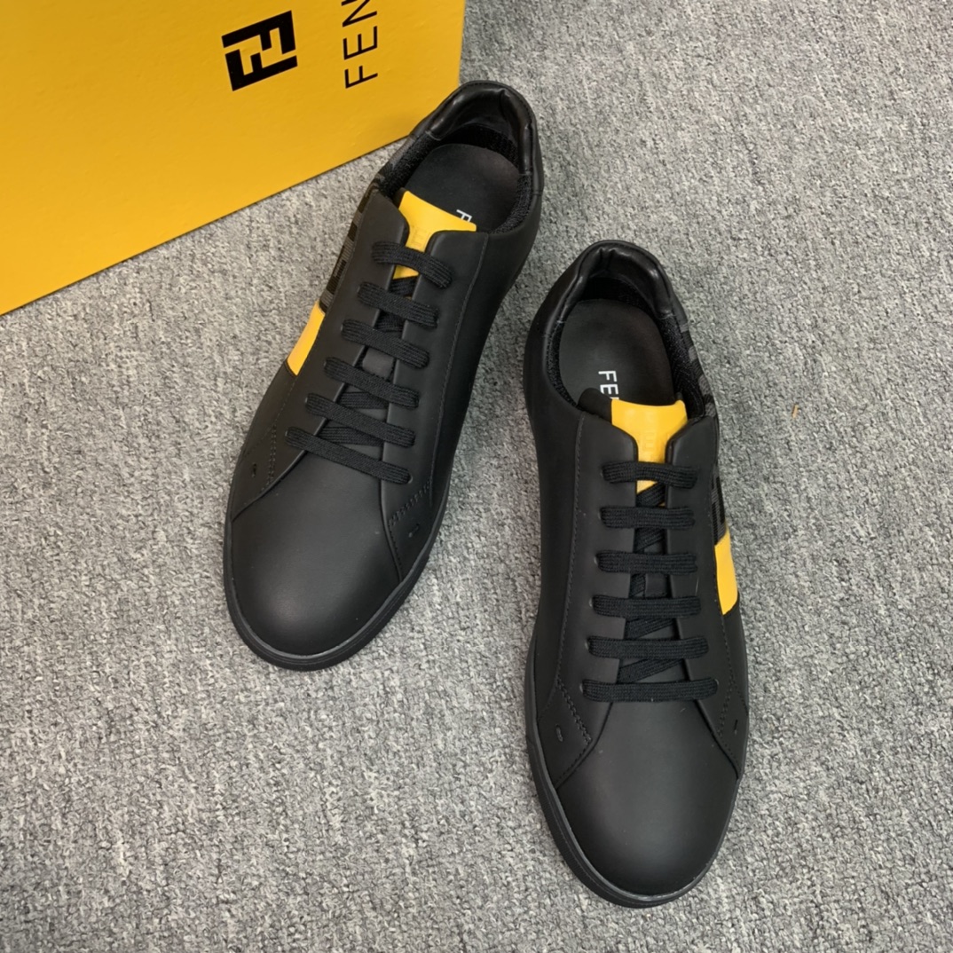 Fendi Style Leather Men's Shoes Lookbook Reference image 2