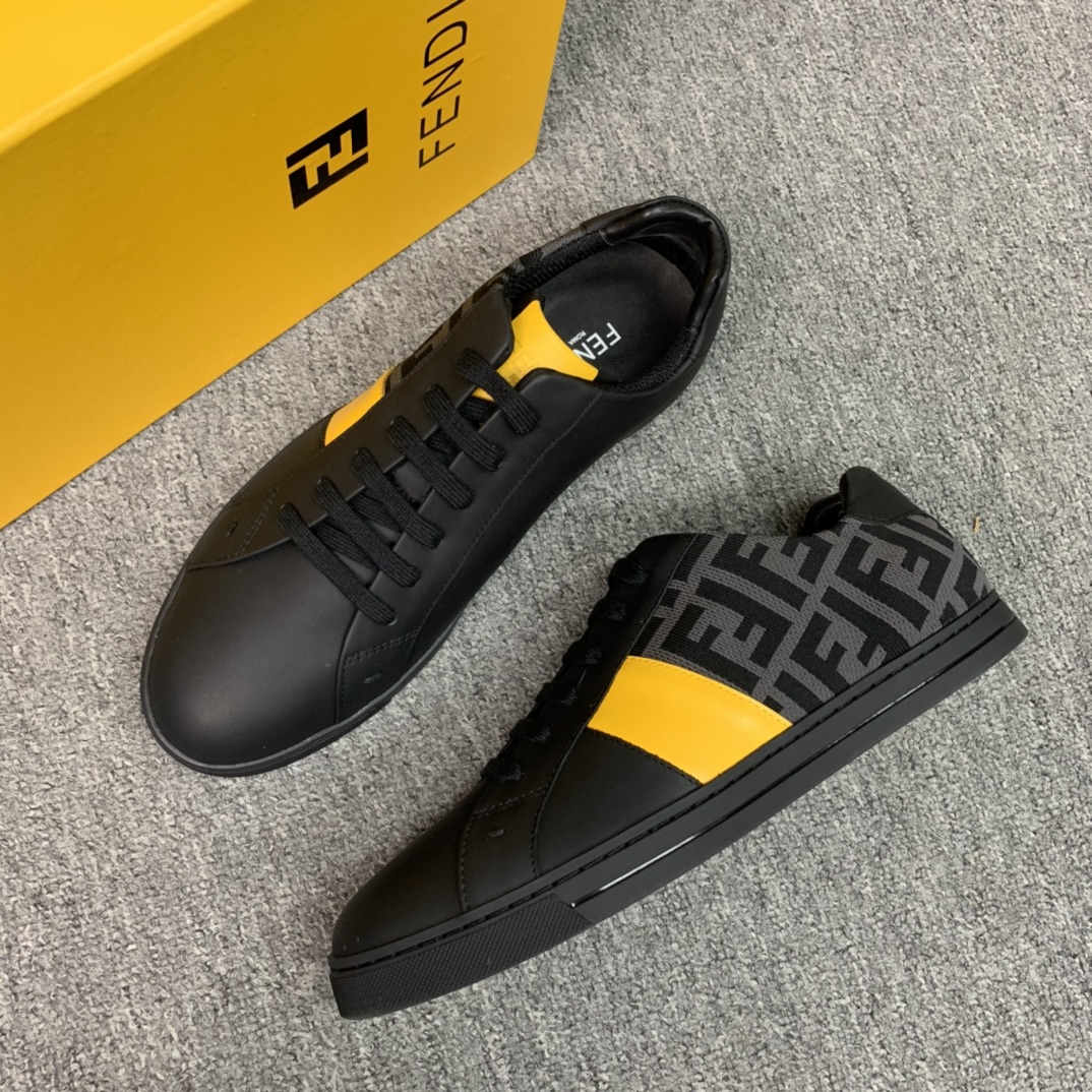 Fendi Style Leather Men's Shoes style reference detail image 6 from source 781820