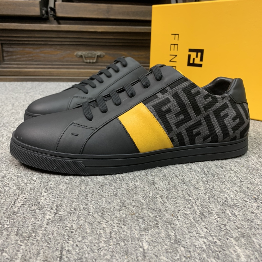 Fendi Style Leather Men's Shoes style reference detail image 5 from source 781820