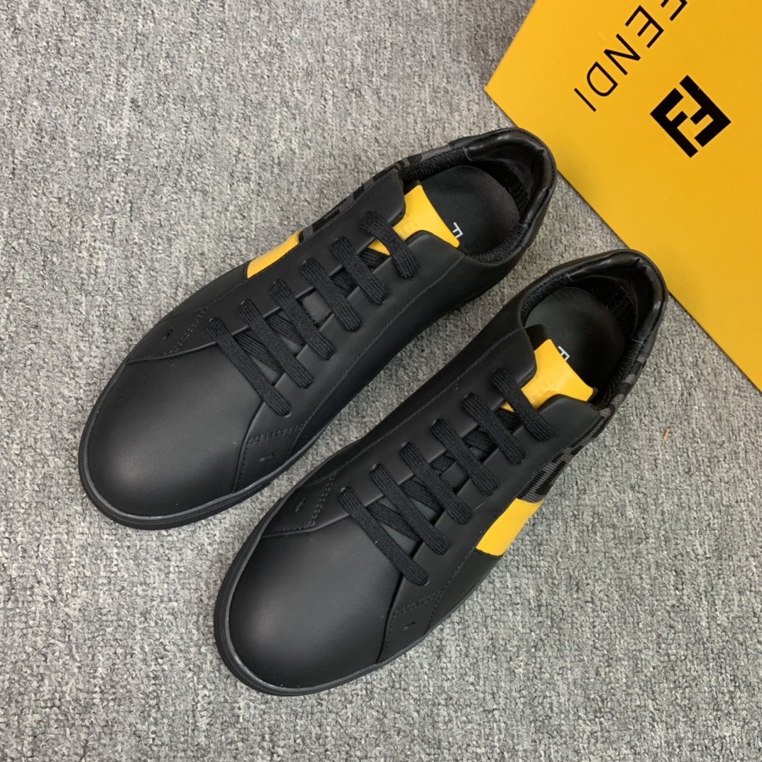 Fendi Style Leather Men's Shoes style reference detail image 3 from source 781820