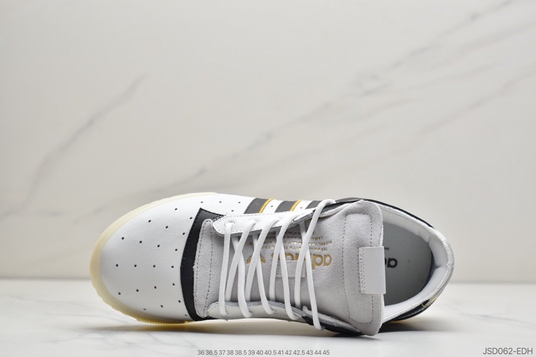 200 阿迪达斯Adidas Originals Rivalry RM LOW”Tricolor”中底爆米花百搭低帮复古休闲运动休闲球鞋  EF6443