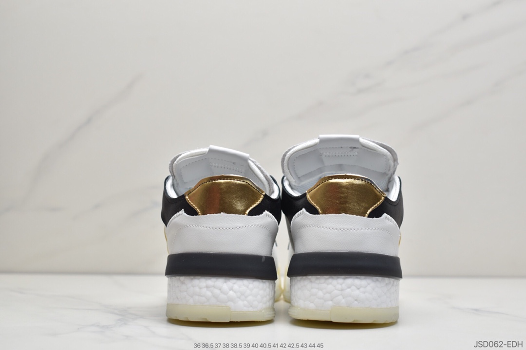 200 阿迪达斯Adidas Originals Rivalry RM LOW”Tricolor”中底爆米花百搭低帮复古休闲运动休闲球鞋  EF6443