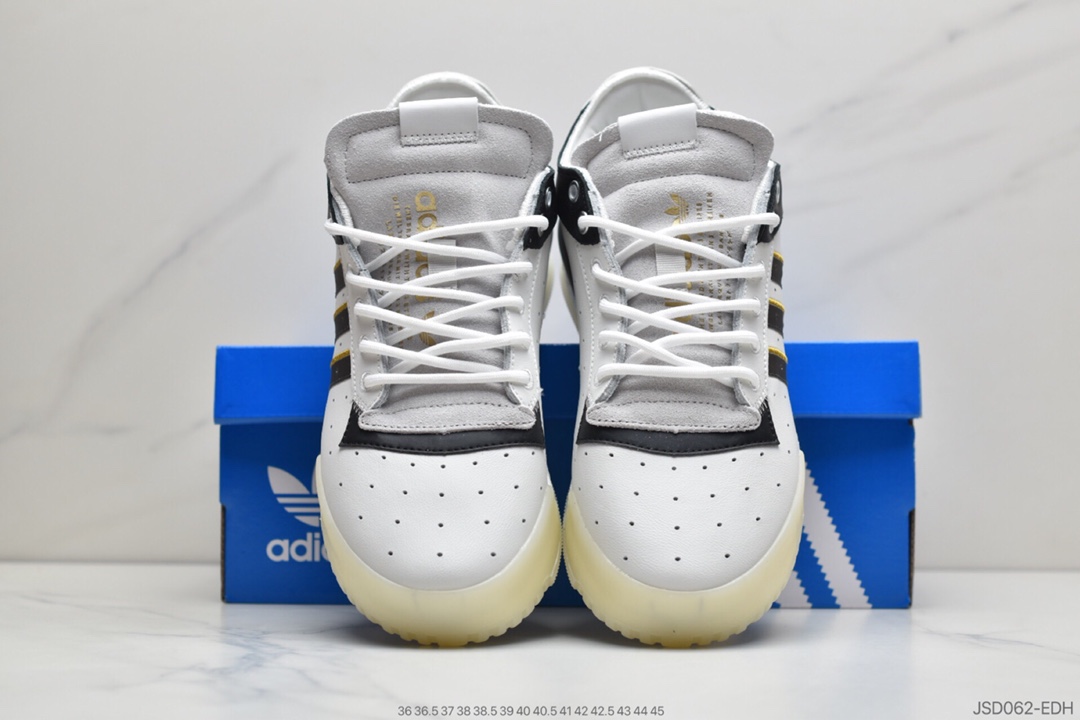 200 阿迪达斯Adidas Originals Rivalry RM LOW”Tricolor”中底爆米花百搭低帮复古休闲运动休闲球鞋  EF6443