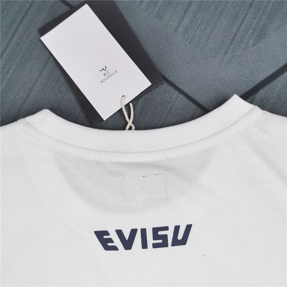 EVISU חולצת טי שירט יפנית עם הדפס שחף וגרפיקה "Neo New Maniac" 9 i1615052733 4021 7