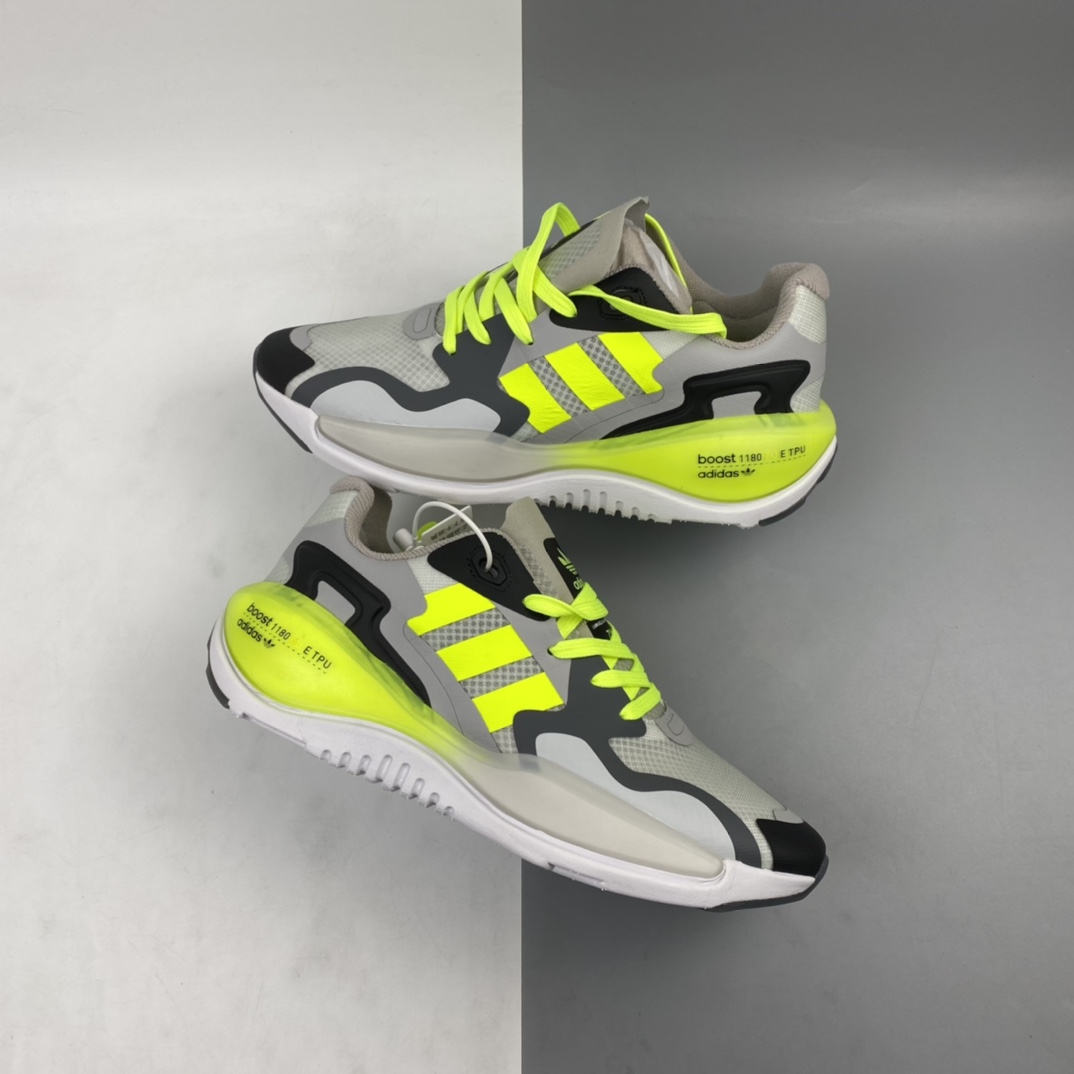 200 Ad Originals ZX Alkyne Boost 全新摩登科技爆米花复古缓震休闲运动跑鞋 FV2523