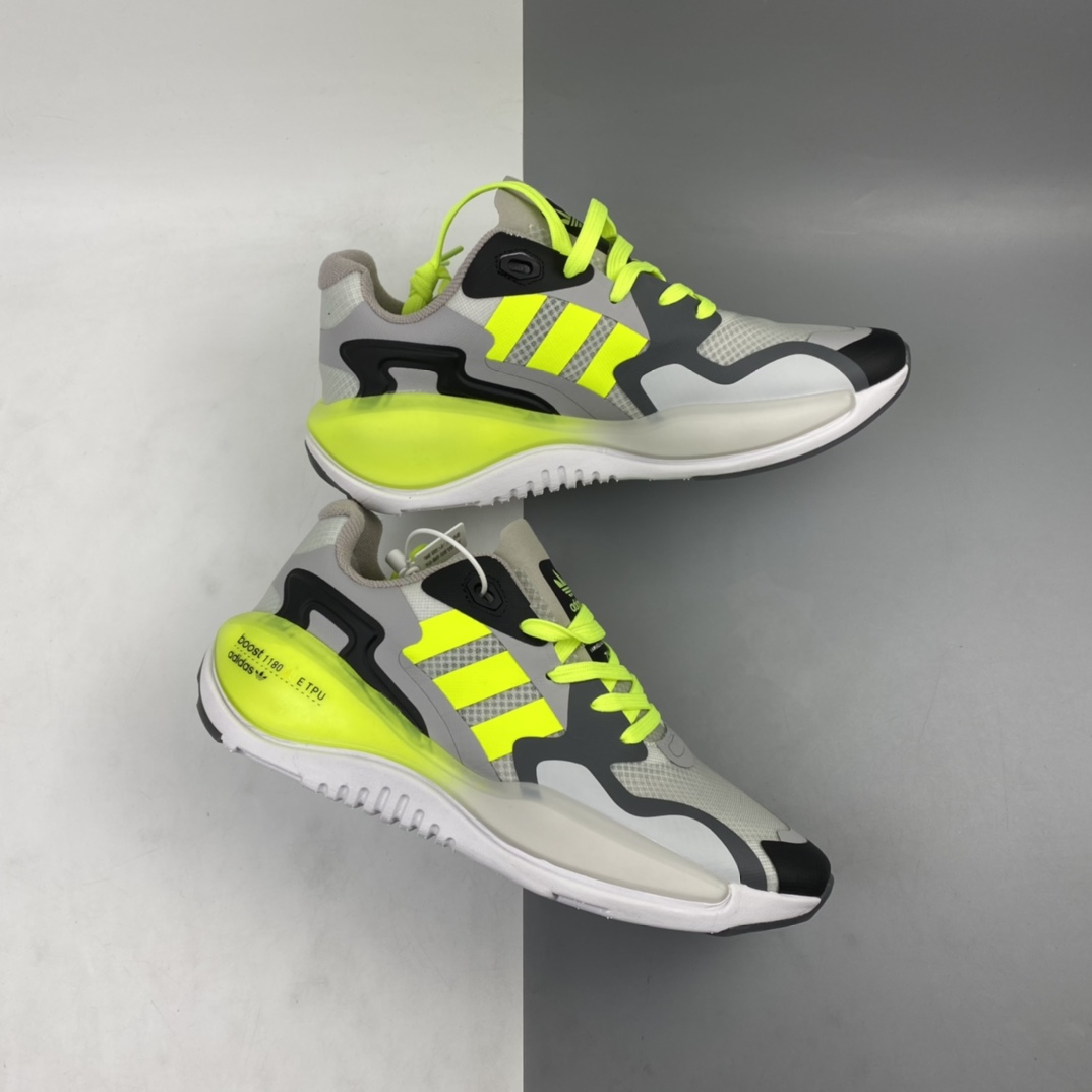 200 Ad Originals ZX Alkyne Boost 全新摩登科技爆米花复古缓震休闲运动跑鞋 FV2523