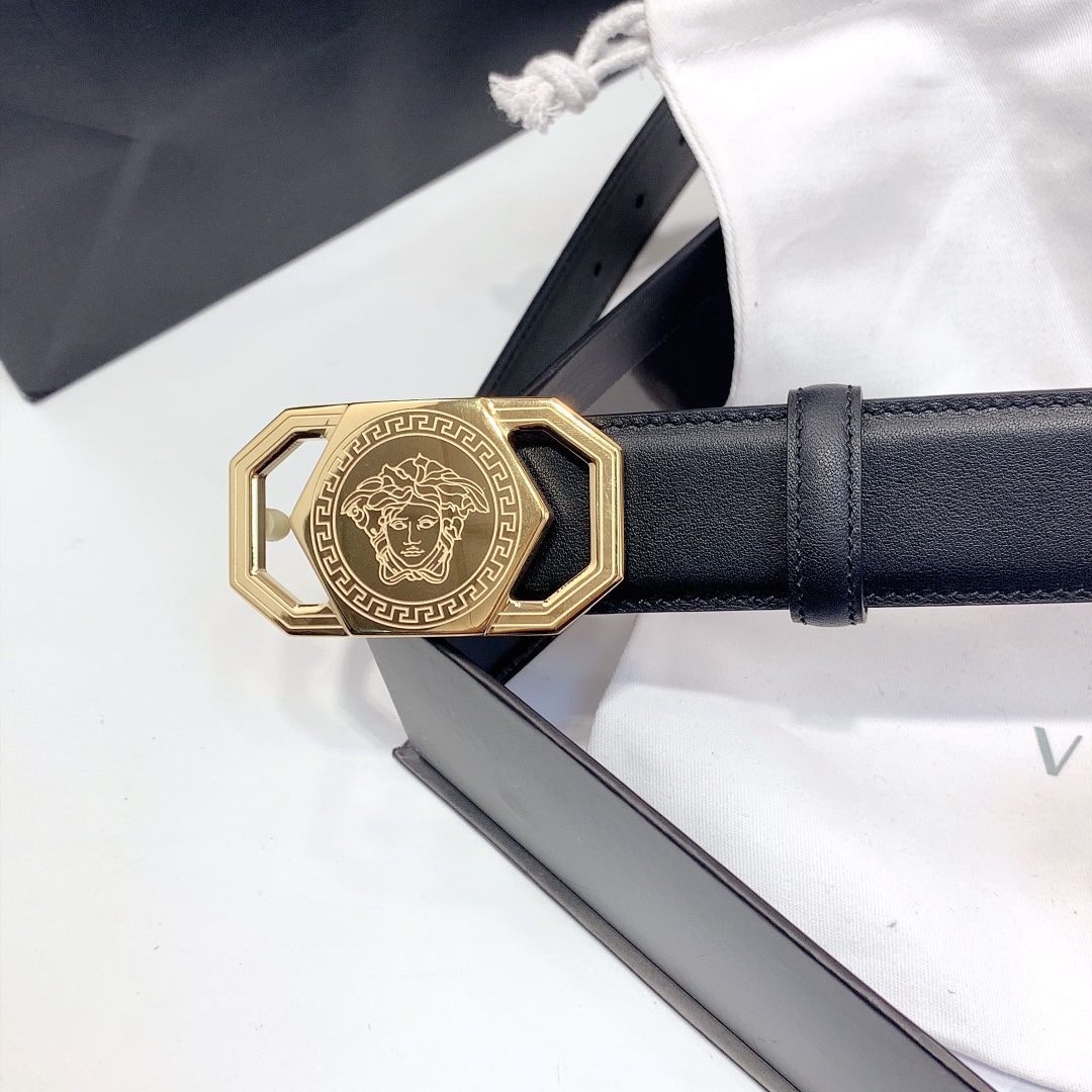 范思哲皮革腰带宽度3.5CM,以经典