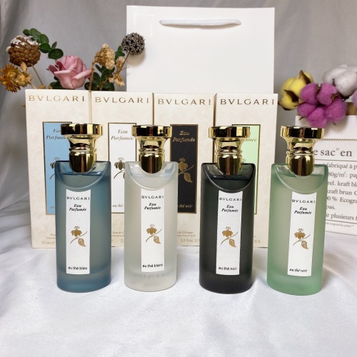 Bvlgari Eau Parfumee Cologne Set - Green Tea, White Tea, Black Tea, Blue Tea 1 Bvlgari Eau Parfumee Cologne Set - Green Tea, White Tea, Black Tea, Blue Tea
