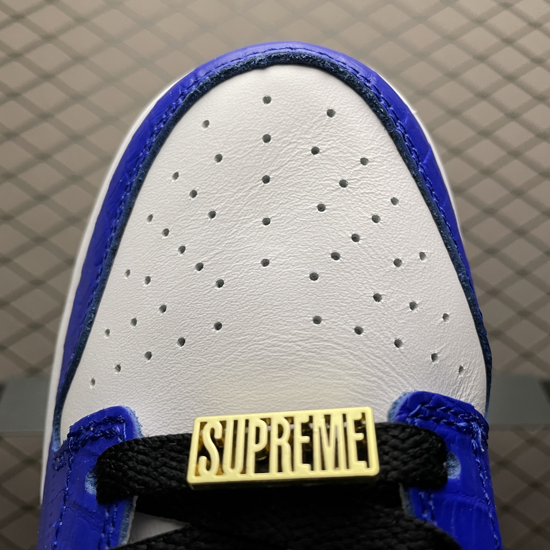 420 纯原版本 Supreme x Nike SB Dunk Low  ” Hyper Royal ” 白金蓝 超限定联名低帮运动休闲板鞋DH3228-100