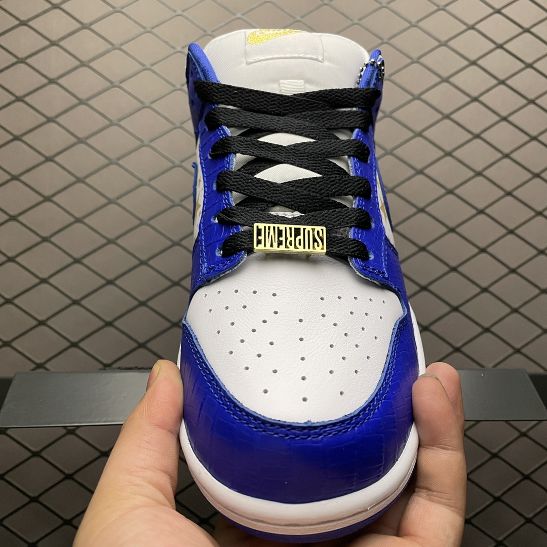 420 纯原版本 Supreme x Nike SB Dunk Low  ” Hyper Royal ” 白金蓝 超限定联名低帮运动休闲板鞋DH3228-100