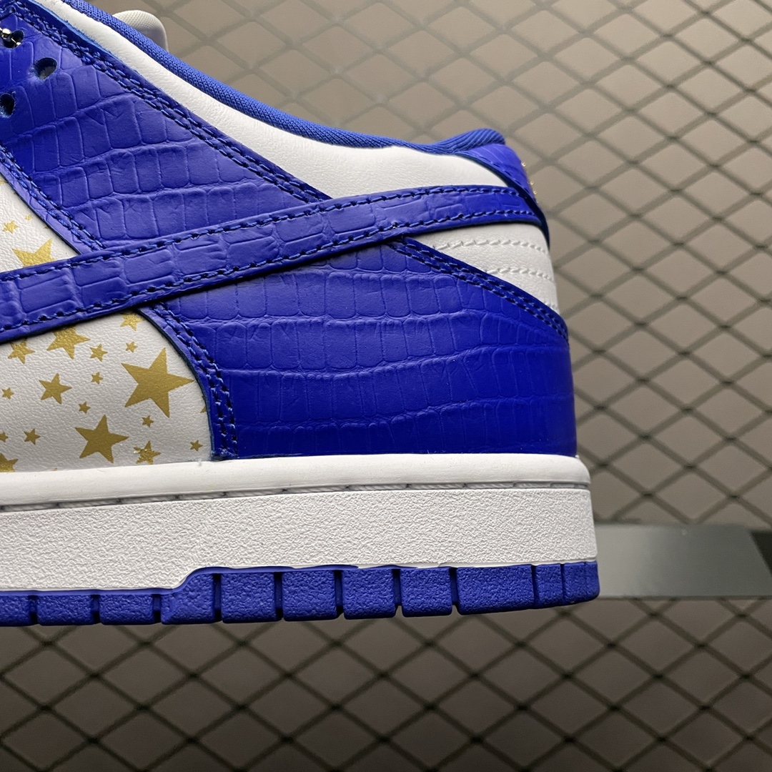 420 纯原版本 Supreme x Nike SB Dunk Low  ” Hyper Royal ” 白金蓝 超限定联名低帮运动休闲板鞋DH3228-100