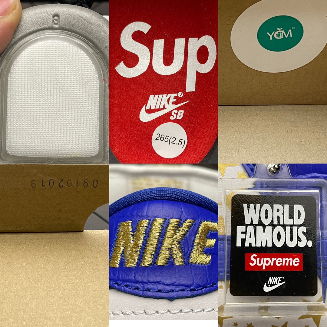 420 纯原版本 Supreme x Nike SB Dunk Low  ” Hyper Royal ” 白金蓝 超限定联名低帮运动休闲板鞋DH3228-100