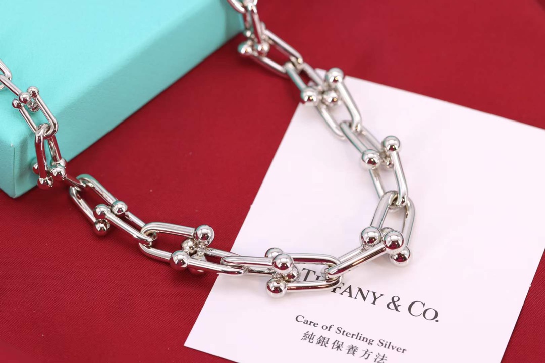 Tiffany & Co. Tiffany&Co.Hardwear 大小U形 竹节项链