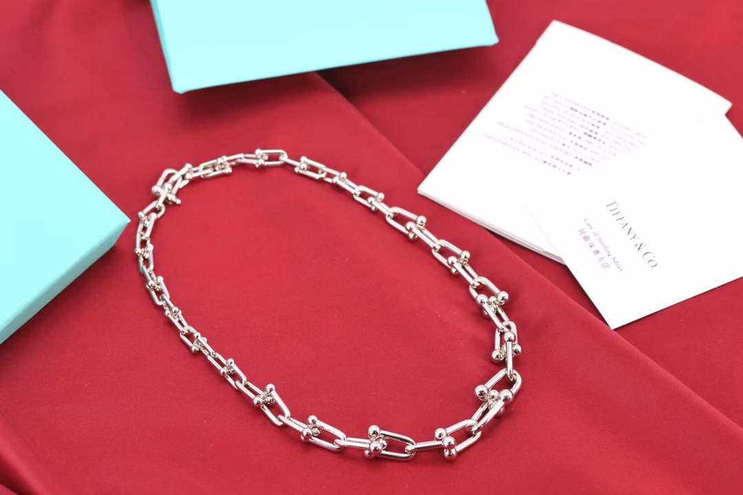 Tiffany & Co. Tiffany&Co.Hardwear 大小U形 竹节项链