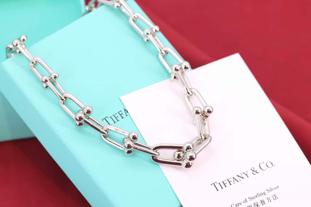 Tiffany & Co. Tiffany&Co.Hardwear 大小U形 竹节项链