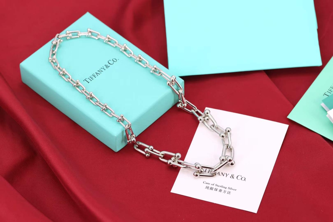 Tiffany & Co. Tiffany&Co.Hardwear 大小U形 竹节项链