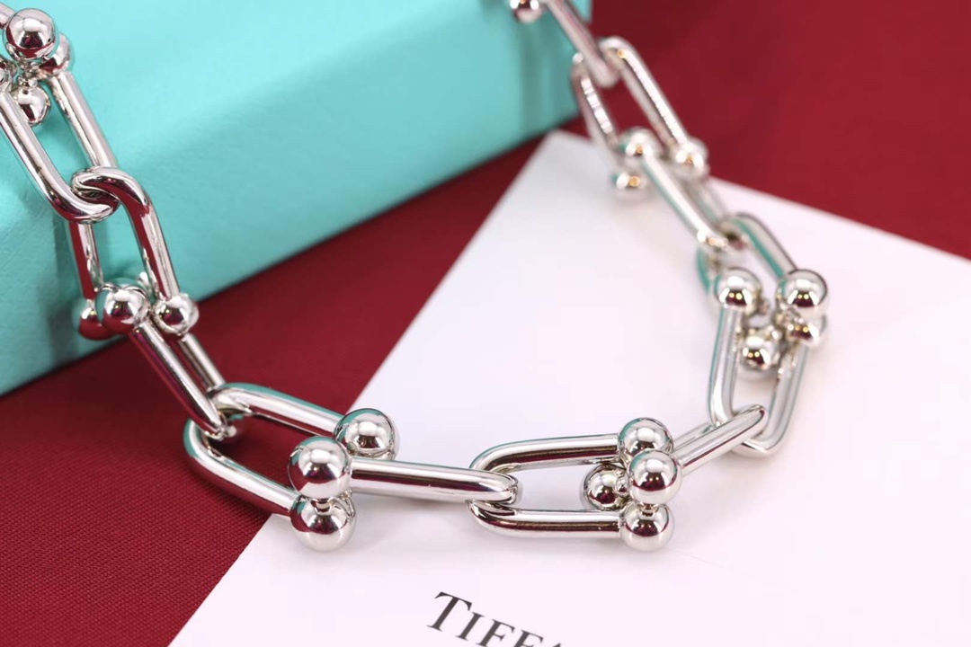 Tiffany & Co. Tiffany&Co.Hardwear 大小U形 竹节项链