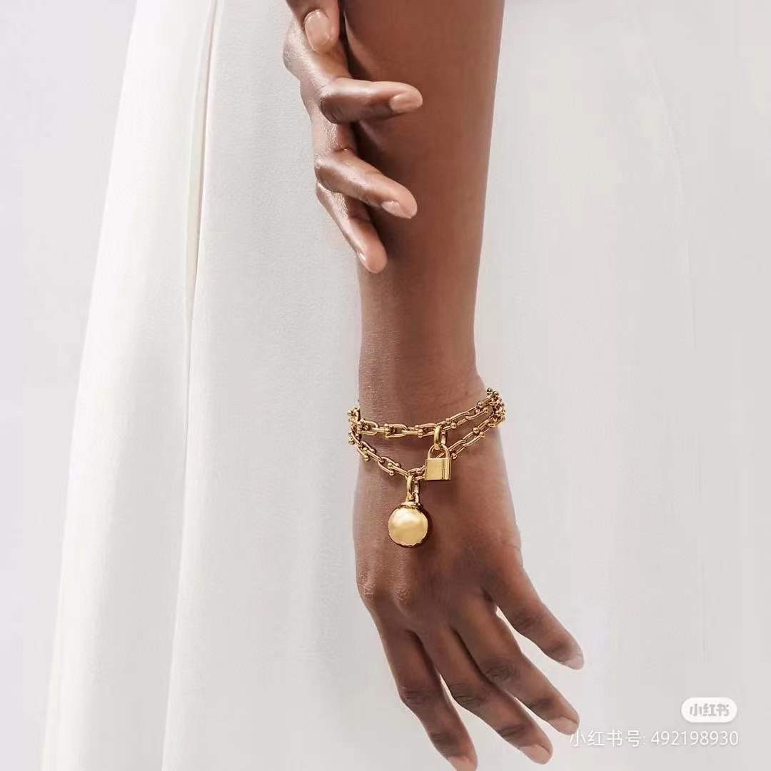 Tiffany & Co. Tiffany&Co. hardwear心锁圆球U型手链