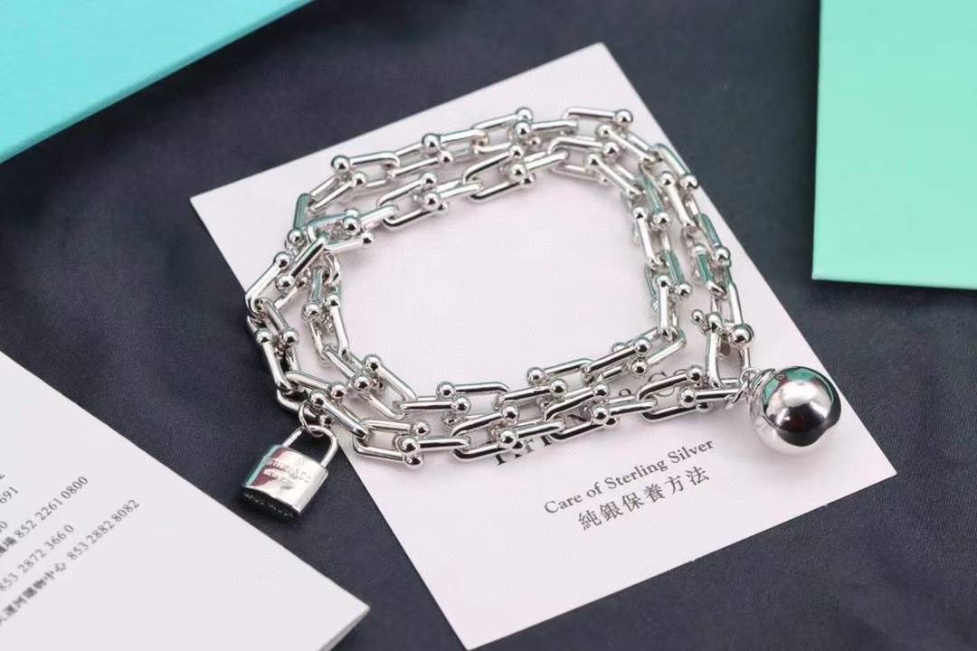 Tiffany & Co. Tiffany&Co. hardwear心锁圆球U型手链