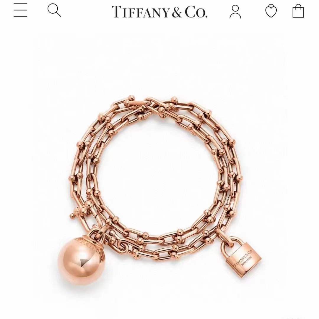 Tiffany & Co. Tiffany&Co. hardwear心锁圆球U型手链