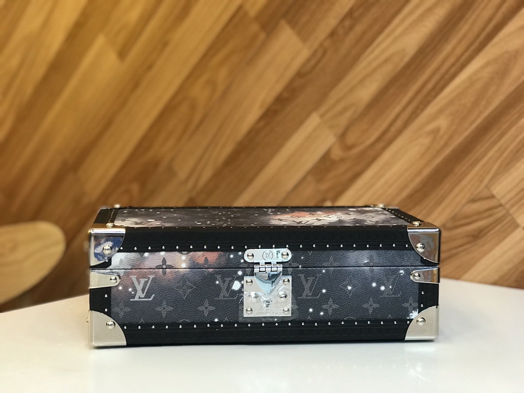 Louis Vuitton Horlogebox met 8 Vakken - Monogram Canvas - Zilverkleurig Hardware