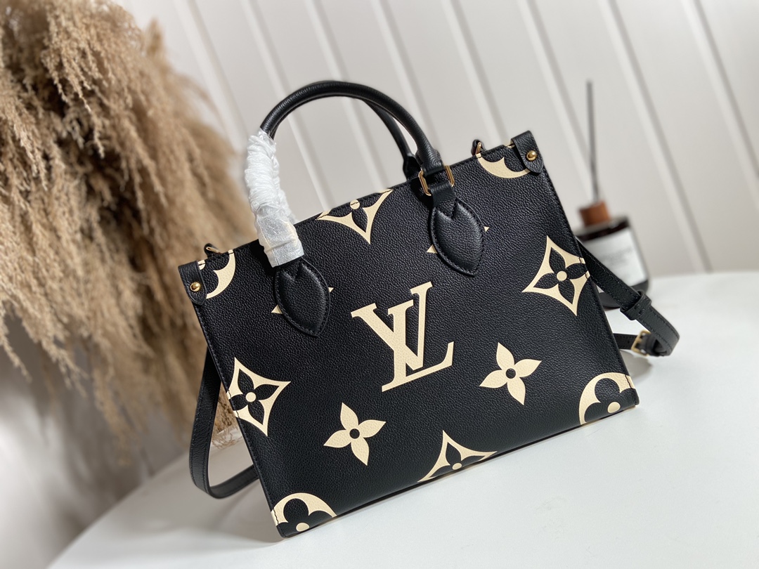 Buy High Quality Cheap Hot Replica
 Louis Vuitton LV Onthego Replicas
 Handbags Tote Bags Black Empreinte​ Mini M45659