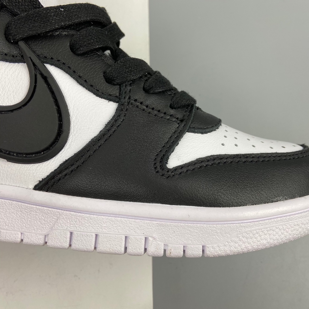 350 AMBUSH x Nike Dunk High ”Black” 黑白熊猫 CU7544-001