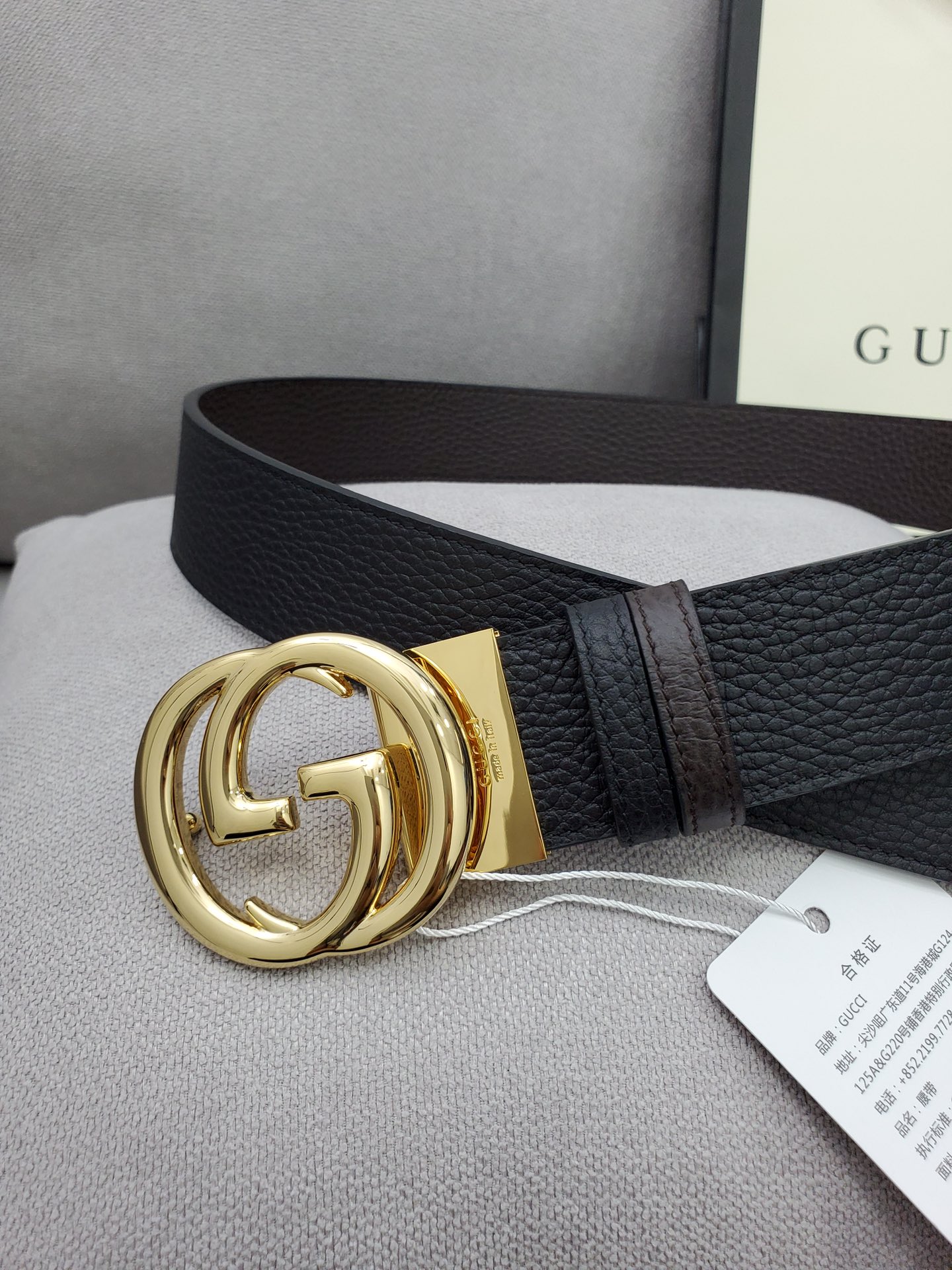 配全套包装礼盒Gucci专柜同步双面