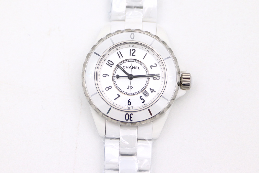 Chanel White Watch 6525