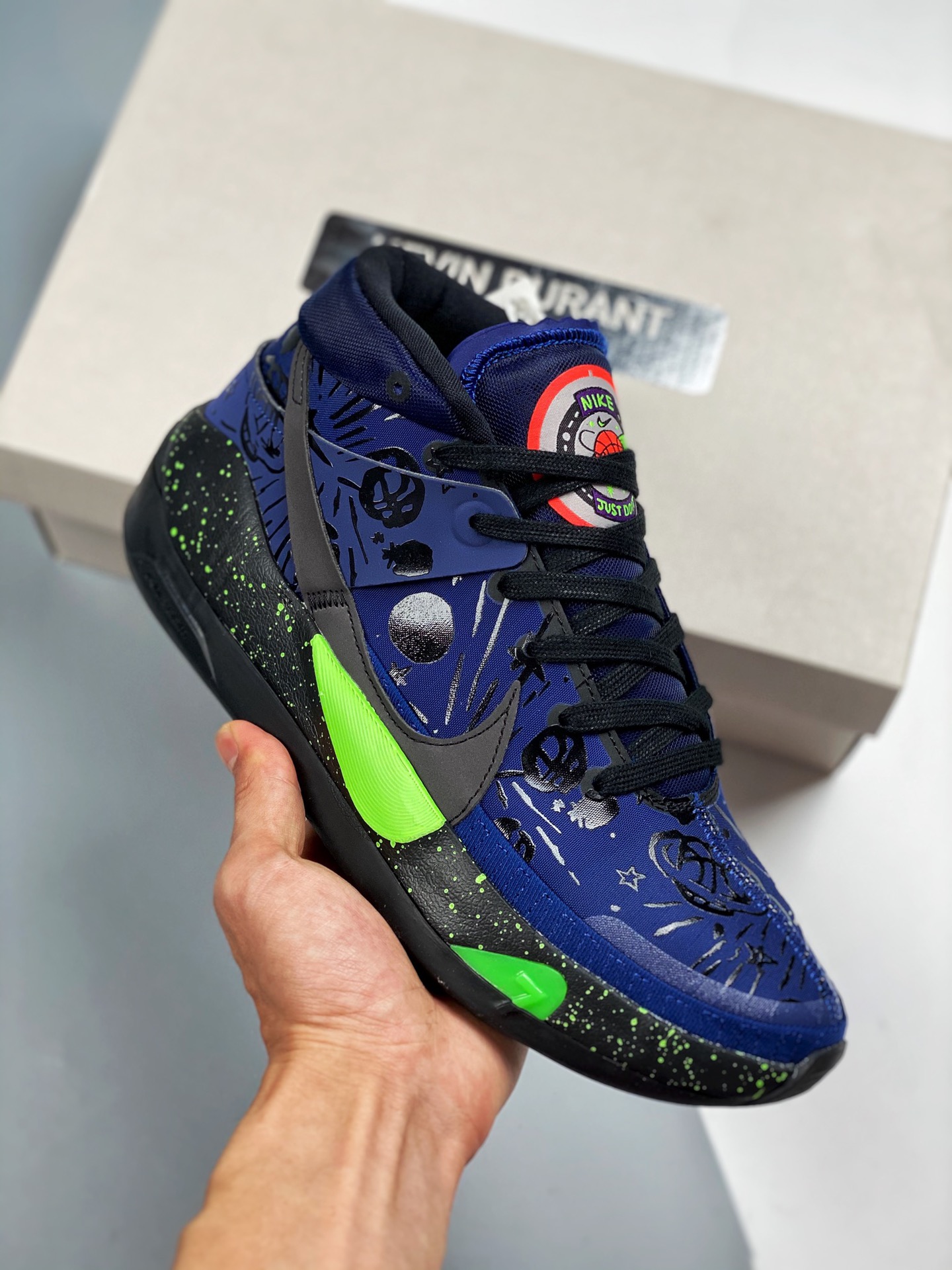 Nike Zoom KD 13 EP azul marino Durant 13ª generación zapatillas de baloncesto con amortiguación para combate …