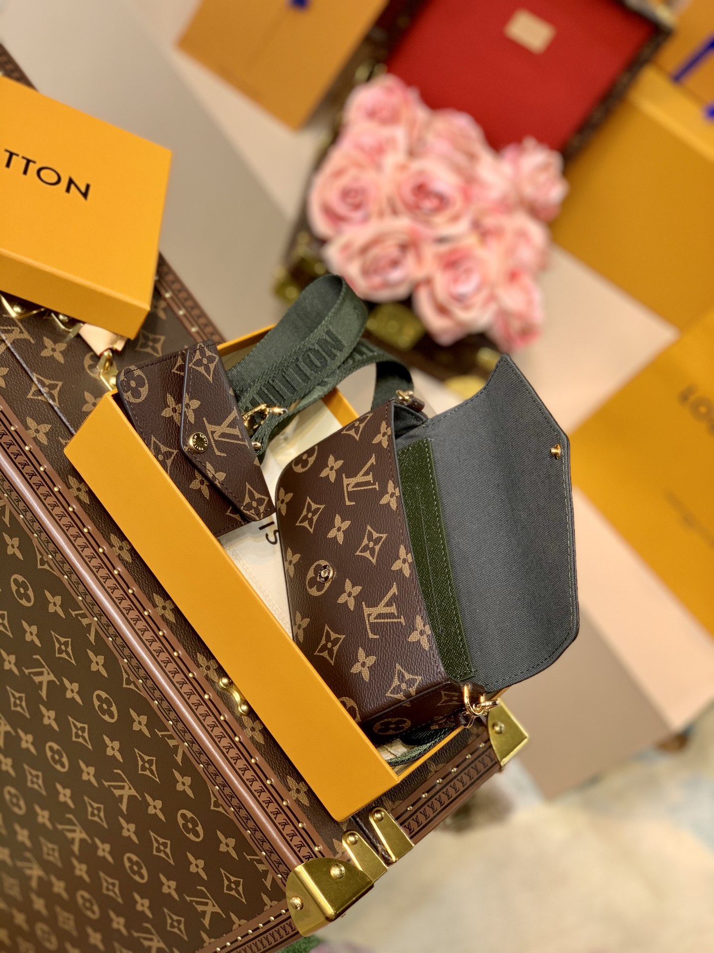 Louis Vuitton LV Félicie Strap & Go bag M80091 名媛网