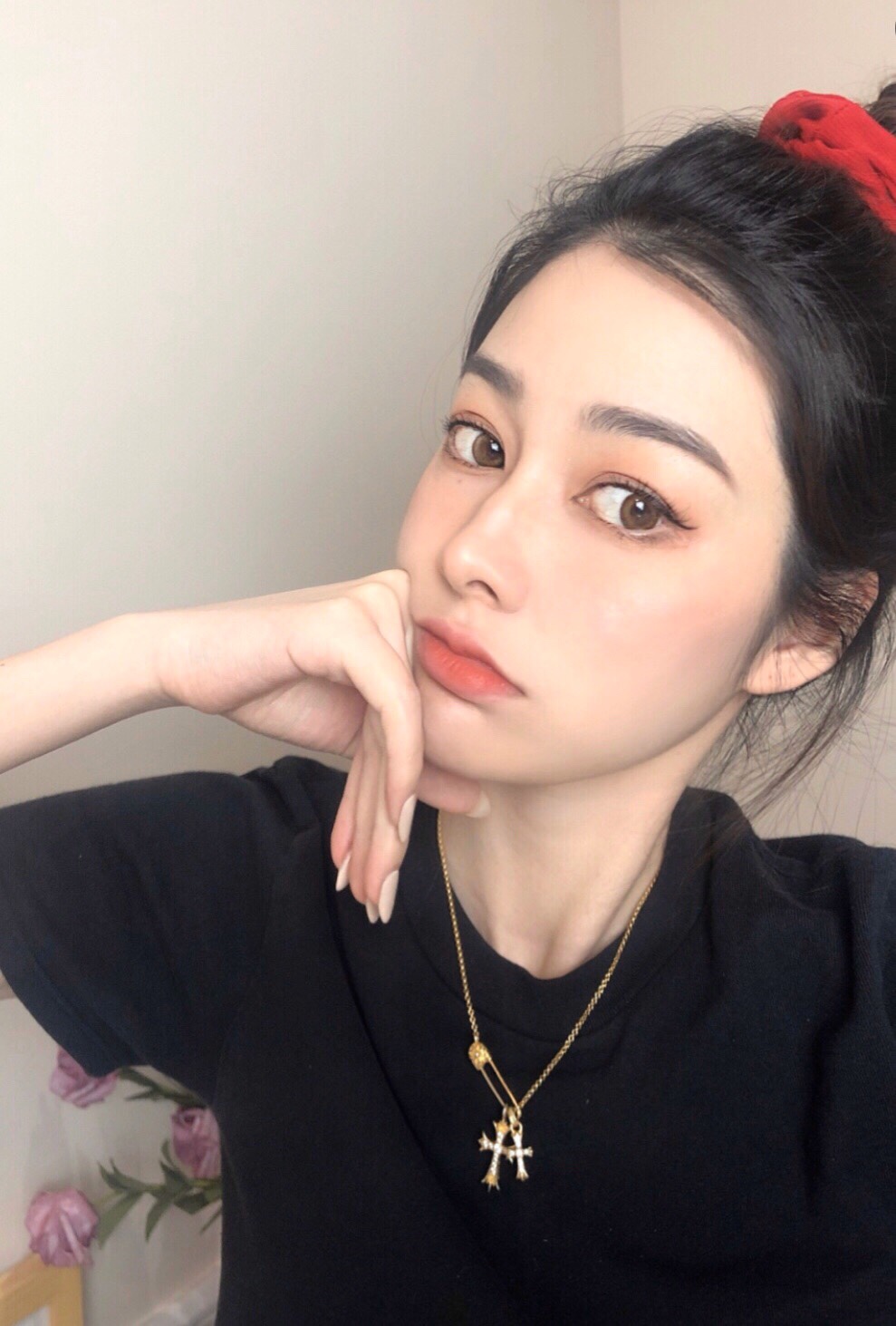Chrome Hearts hearts 别针十字架项链