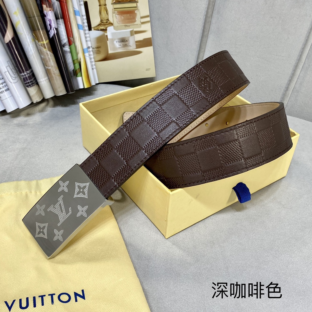 Louis Vuitton Belts Designer Fake
 Men Cowhide