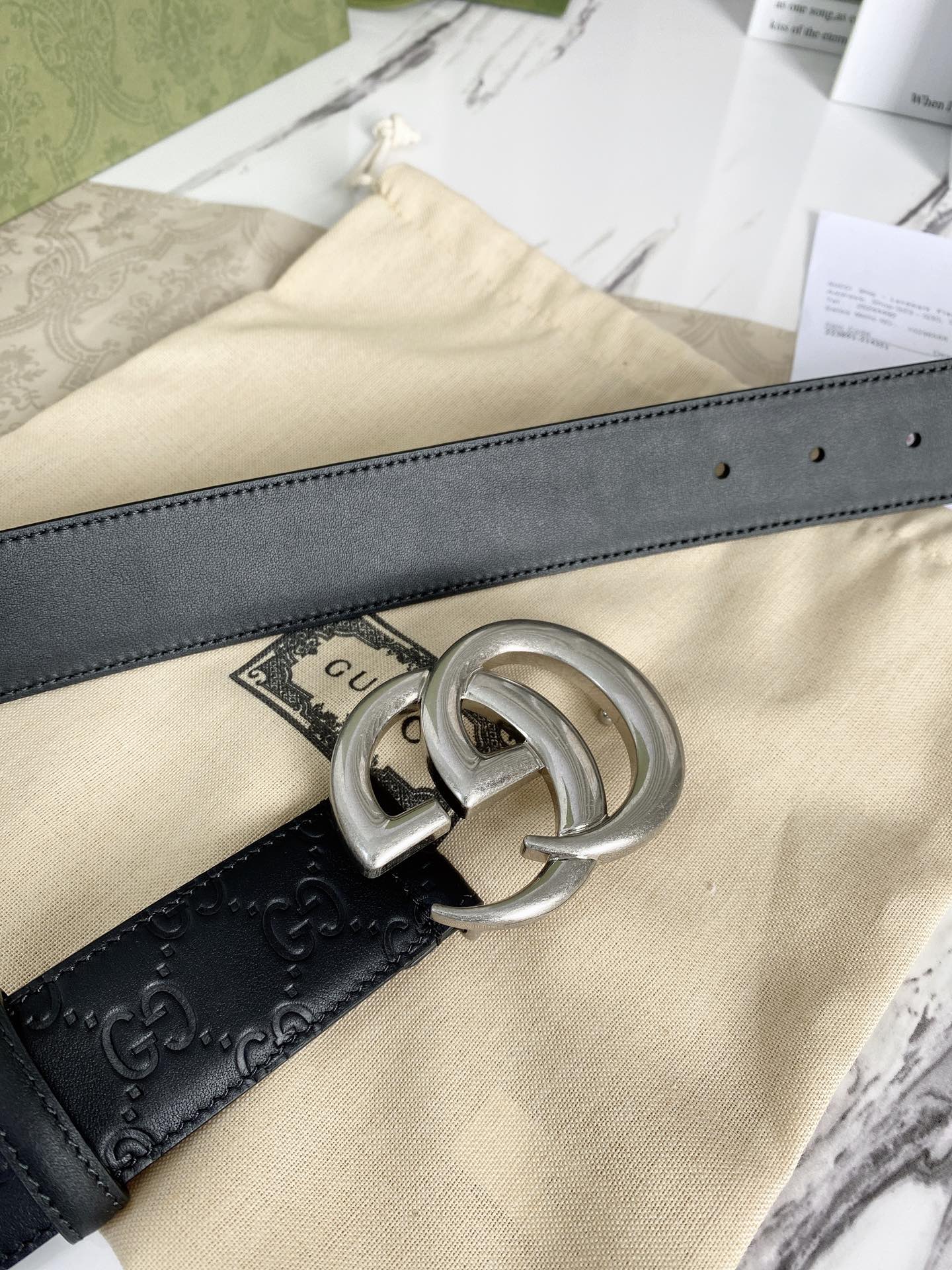 配全套包装礼盒Gucci经典款腰带原