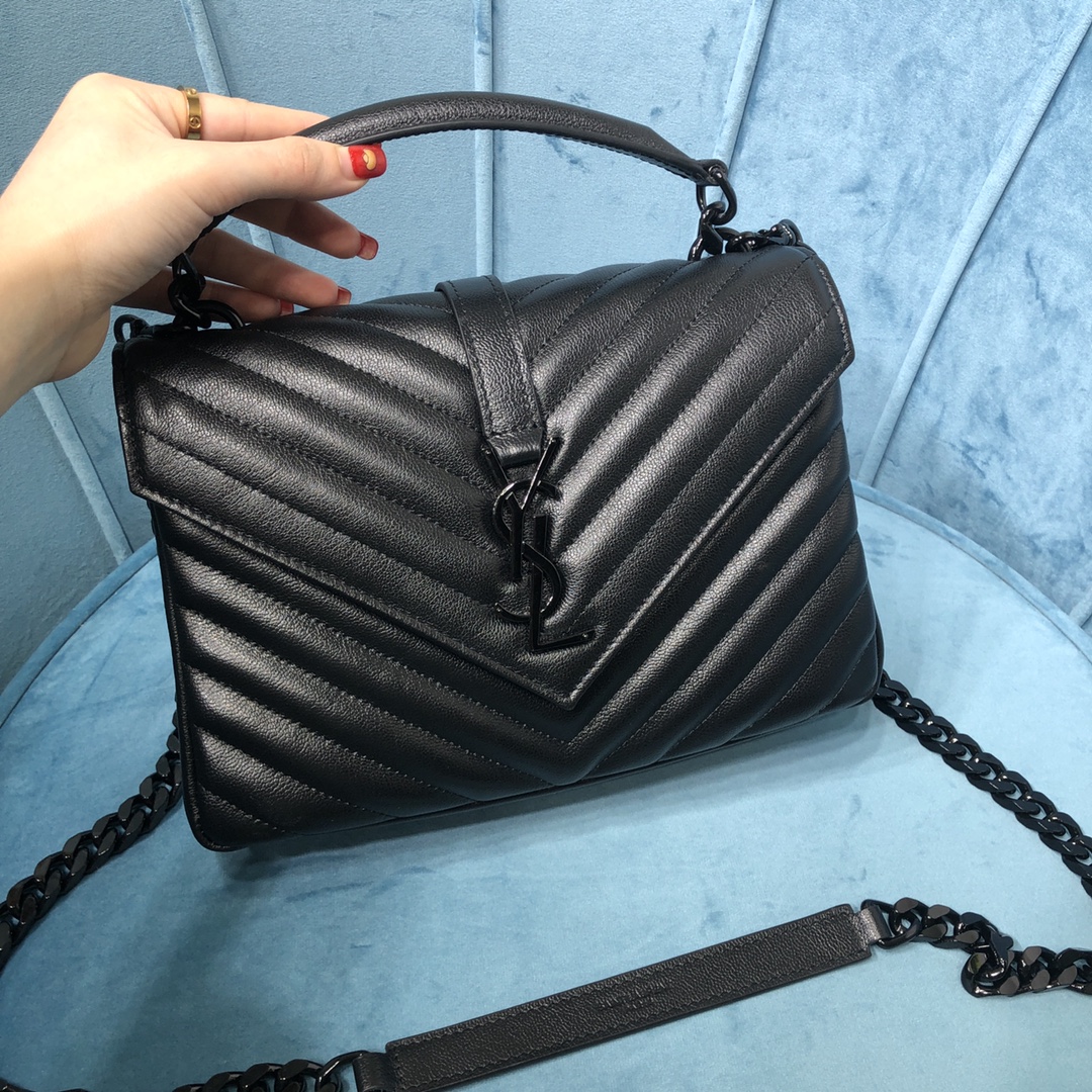 Réplica de alta calidad barata
 Yves Saint Laurent Bolsos de mano Plata Escarcha Piel oveja