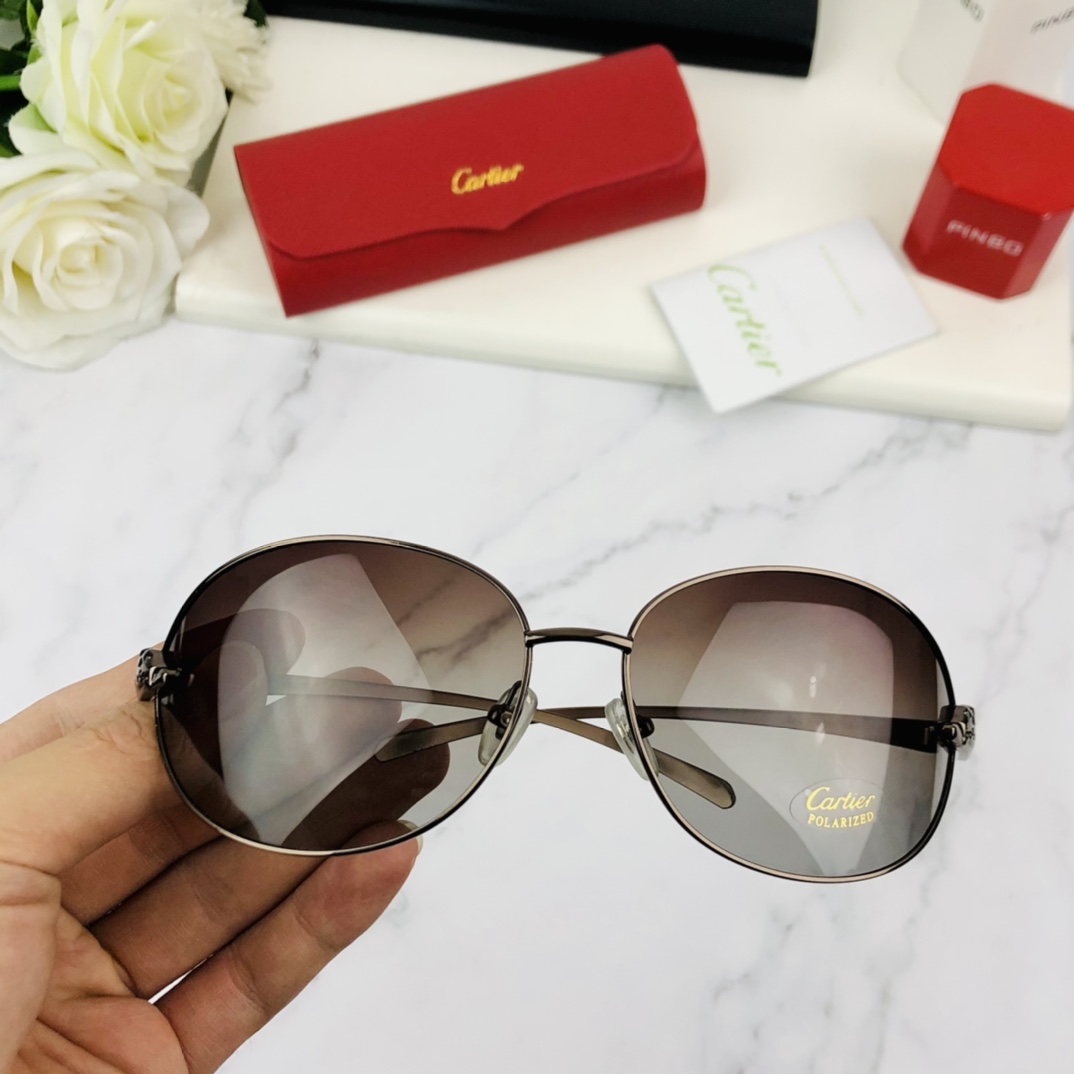 [Cartier Eyewear]Cartier frameless glasses are simple and lightweight, suitabl