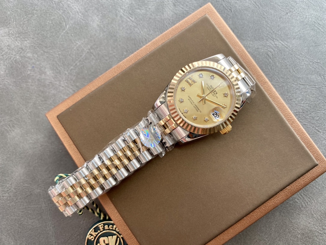 SK Factory 女款 劳力士Rolex 日志型31mm 自動機械式腕時計