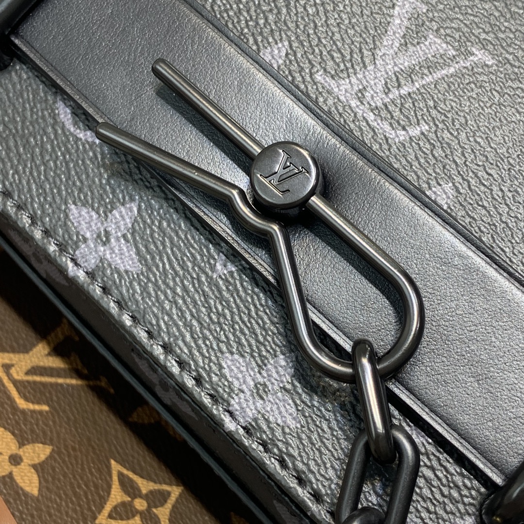 Louis Vuitton LV Steamer Messenger bag M45585黑花
