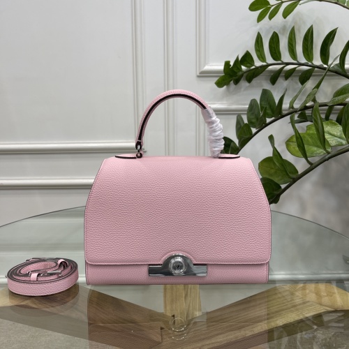 Moynat Réjane Petite Pink Taurillon Gex Leather Satchel Bag 1 Moynat Réjane Petite Pink Taurillon Gex Leather Satchel Bag