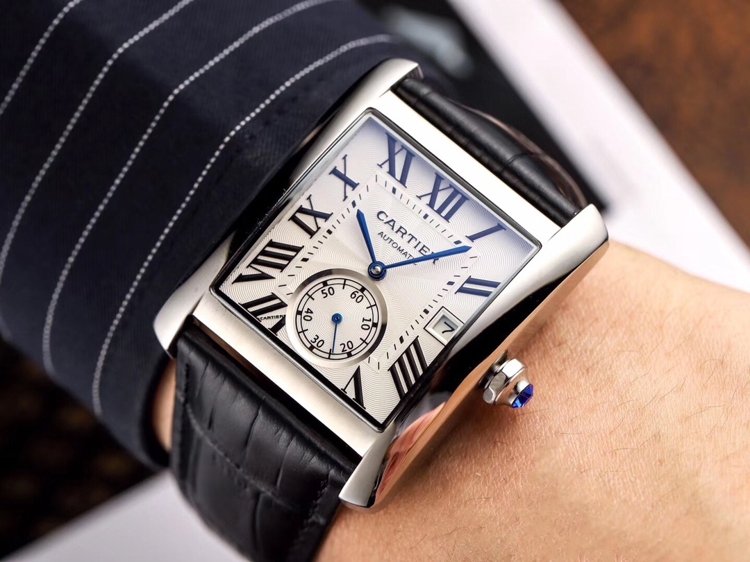 卡地亚-Cartler タンクシリーズ 男士腕表 自動機械式 40mm